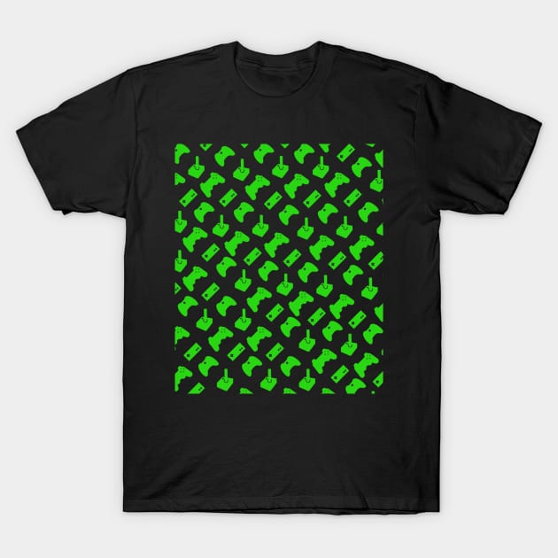 Green Gamer T-Shirt by CWieDesign